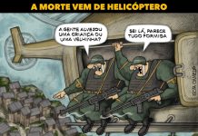 A MORTE VEM DE HELICÓPTERO