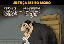 JUSTIÇA ESTILO MORO