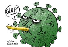 TRUMP ATRAPADO POR EL CORONAVIRUS.