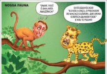 A ONÇA, A ANTA E O MACACO GUARIBA