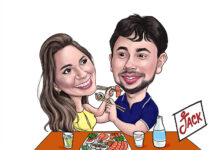 DÊ UMA CARICATURA EXCLUSIVA DE PRESENTE…
