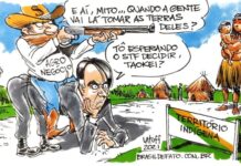 BOLSONAZI E SEUS AGROCAPANGAS AGUARDAM DECISÃO DO STF – SUPREMO TRIBUNAL FEDERAL PRA SABER SE JÁ PODEM COMEÇAR A SAQUEAR AS TERRAS INDÍGENAS.