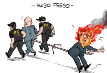 O RALHO do DIA > Rabo preso e cara no fogo