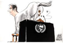 Charge >Latuff -Bolsonaro na ONU