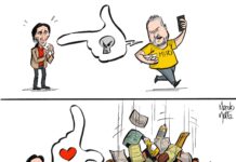 Charge > Nando Motta- Solidariedade