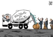 Charge >Nando Motta – Mais um caso de corrupção no governo sem corrupção