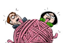 Charge >Nando Motta -Novelo de mentiras