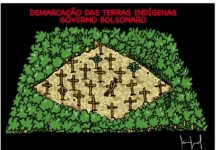 Charge >Miguel Paiva -Genocídio