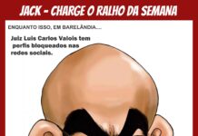 Charge >Jack – Juiz Luis Carlos Valois tem perfis bloqueados nas redes sociais.