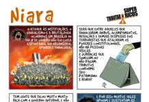 Charge >Aroeira-Niara contra a desigualdade