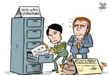 Charge >Nando Motta -Corrupção internacional