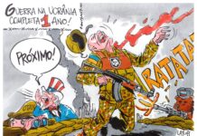 Charge >Latuff -ASSIM TROPEÇA A HUMANIDADE