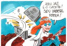 Charge>Latuff -Rita Lee: “meu sonho é ser imortal, meu amor”
