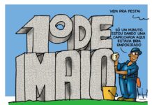 Charge >Miguel Paiva -Trabalhador