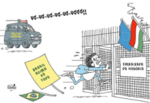 O RALHO do CLÁUDIO >Imagens de Bolsonaro na embaixada da Hungria levam PF a investigar o caso