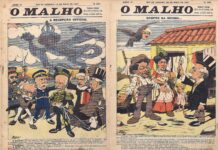 BAÚ CARTOON > Revista O MALHO-Charges da Revista “O Malho” sobre a Visita do Príncipe Dom Luis Maria de Orleans e Bragança ao Brasil em 1907
