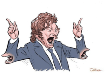 O RALHO do QUINHO >Milei evita atacar Lula, mas critica países socialistas em discurso a conservadores