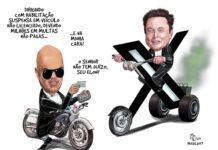 O RALHO do AROEIRA >Moraes multa X e Starlink em R$ 5 milhões após Musk burlar bloqueio da rede social no Brasil