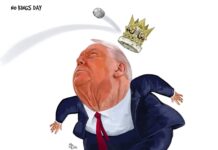 Milhões de manifestantes vão às ruas para denunciar a ‘autocracia’ de Trump