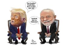 Encontro de Lula e Trump é mais uma dura derrota para o golpismo vira-lata da extrema direita