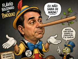 VaPT-VuPT >Mentiras em série fazem de Flavio Bolsonaro o Pinóquio da política brasileira