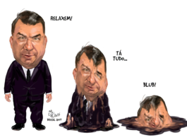 Flávio Bolsonaro é um candidato desfigurado