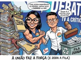 Em debate, Dra. Shádia lembra experiência e afirma que será uma vice atuante com David para zerar a fila do Sisreg no AM