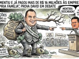 ”Cidade mentiu e já pagou mais de R$ 16 milhões às empresas da própria família”, prova David em debate